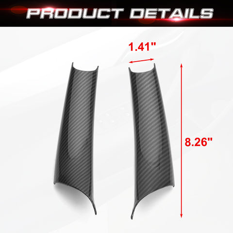 Xotic Tech Door Pull Handle Cover Compatible with BMW X5 Series E70/E70 LCI 2008-2013, BMW X6 Series E71/E72 2008-2014, Inner Rear Side Door Handle Protective Cover Accessories (2pcs)