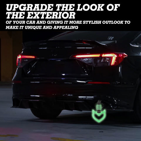 x xotic tech JDM Devil Shaped Tsurikawa Subway Train Bus Handle Straps Drift Charm Rear Bumper Warning Loops Ring for Cars, SUV Interior Exterior Decoration