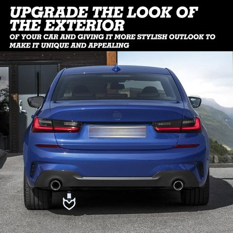 x xotic tech JDM Devil Shaped Tsurikawa Subway Train Bus Handle Straps Drift Charm Rear Bumper Warning Loops Ring for Cars, SUV Interior Exterior Decoration