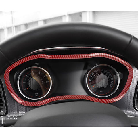 For Dodge Challenger 2015-up Dashboard Panel Display Frame Cover Trim