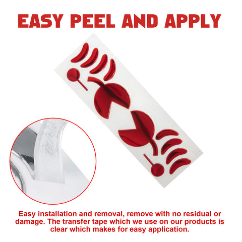 1pc x 3D Silver Chrome Devil Demon Sticker Decal Auto Car Emblem Decal Decoration