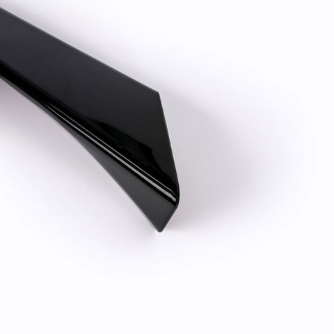 Black ABS Exterior Front Grille Hood Frame Cover Trim For Civic 2016-2021