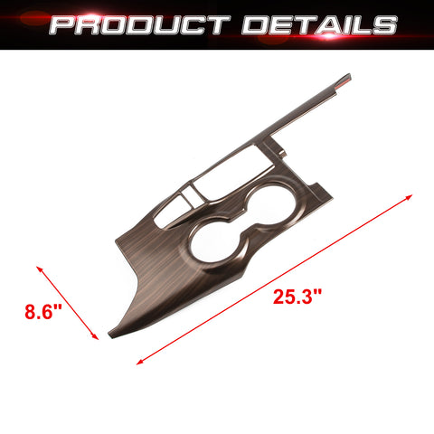 For Toyota Camry SE LE TRD 2018-2024 Wood Gear Shift Box Cup Holder Cover