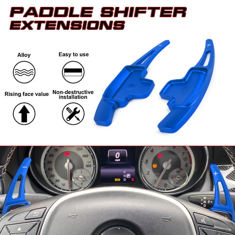 Alloy Paddle Shifter Extension Accessories For Mercedes Benz C E GLA CLA Class