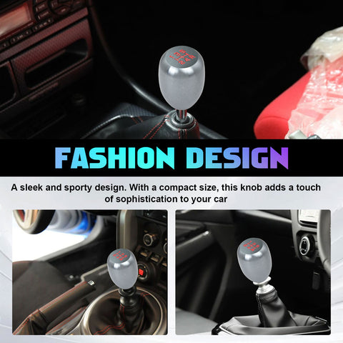 JDM Universal Aluminum 5 Speed Manual Car Gear Stick Shift Knob Shifter Lever