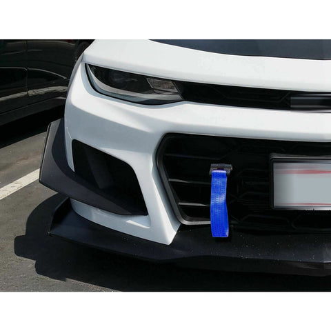 Red / Blue / Black JDM Style Towing Strap Tow Hole Adapter for Chevrolet Camaro 2016-2018