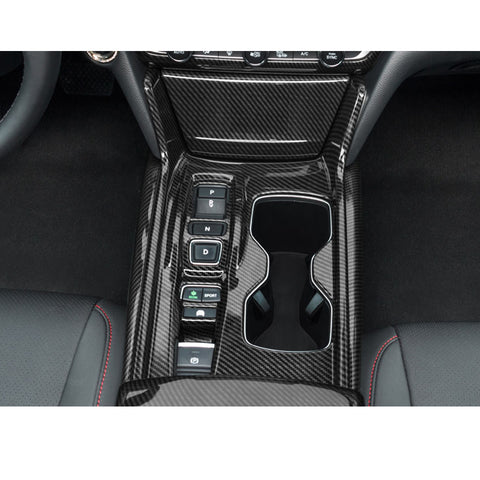 Carbon Fiber Black Center Console Stripe Steering Wheel Cover For Accord 18-2022