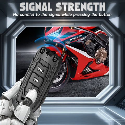 x xotic tech Mech Style Heavy Metal Key Fob Cover Compatible with PCX 150 Hybrid X-ADV SH125 Scoopy Forza 125 300 2016-2018 Super Cup 2020 2021, Zinc Alloy Key Case Protector Shell Keychain