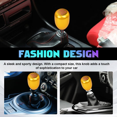 JDM Universal Aluminum 5 Speed Manual Car Gear Stick Shift Knob Shifter Lever
