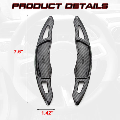 Red Aluminum Paddle Shifter Extension For Subaru Forester Outback Legacy 2012-up