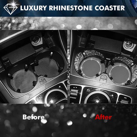 2.75 Inch Silicone Bling Car Cup Holder Insert Coaster Auto Interior Accessories