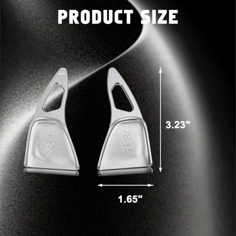 Aluminum Paddle Shifter Extension Decor Cover For Chevy Silverado GMC Sierra