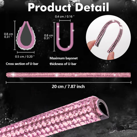 Car Interior Air Conditioner Outlet Decoration Stripes Cover Accessories 10 PCS