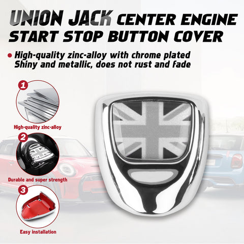 Engine Ignition Button Cover Dash Sticky Hook Hanger For Mini Cooper F56 F57 F60