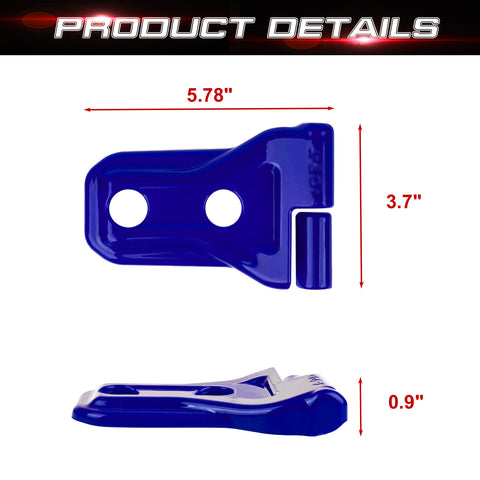 x xotic tech Door Hinge Cover Trim Decoration Exterior Accessories Compatible with Jeep Wrangler JL JLU 2018-up & Gladiator JT Truck 2020-up (8Pcs)