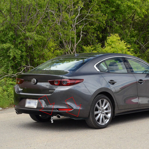 Splitters Canard Diffuser Winglet+Chinese Slogan Towing Strap Wind Universal Fit