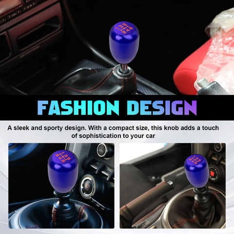 JDM Universal Aluminum 5 Speed Manual Car Gear Stick Shift Knob Shifter Lever