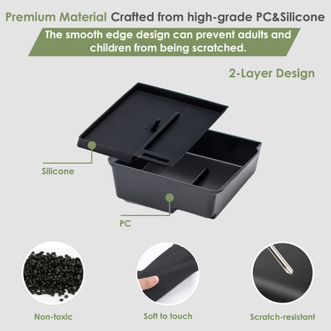 Center Console Armrest Organizer Tray Kit for Tesla Model 3 Y 2025+ Accessories