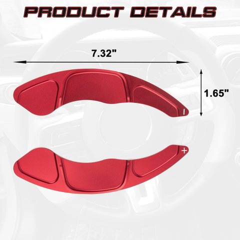 Alloy Paddle Shifter Extension Accessories For Volkswagen Golf7 GTI Polo Jetta