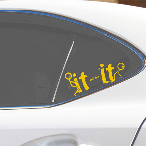 Xotic Tech Fu-ck It Before It Funny JDM Sticker Decal Vinyl Graphic for Cars Bumper Window Trucks Vans Walls Laptop " x 7"