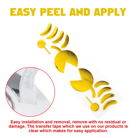 1pc x 3D Silver Chrome Devil Demon Sticker Decal Auto Car Emblem Decal Decoration