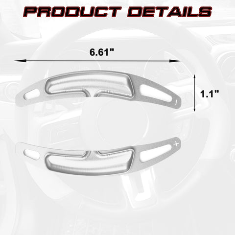 Red Aluminum Paddle Shifter Extension For Porsche Panamera Macan Cayenne 718 918