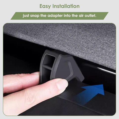 Silicone Air Vent Fragrance Clip Holders For Tesla New Model 3 Model Y 2025-up