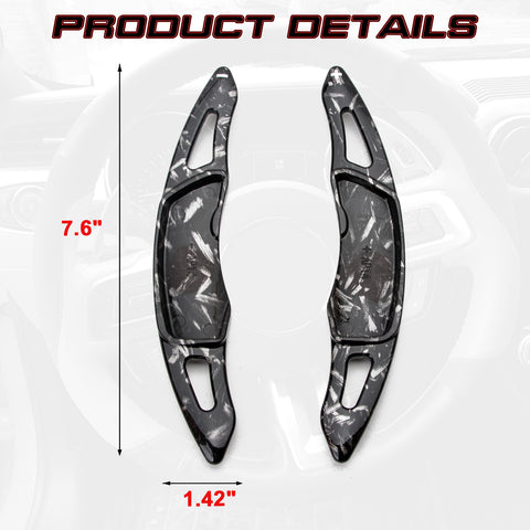 Red Aluminum Paddle Shifter Extension For Subaru Forester Outback Legacy 2012-up