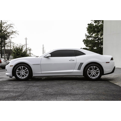 6pcs Car Body L&R Side Vent Insert Stripe Decal Vinyl Inlay Sticker Compatible with Chevrolet Camaro 2010-2015 (Glossy Black)