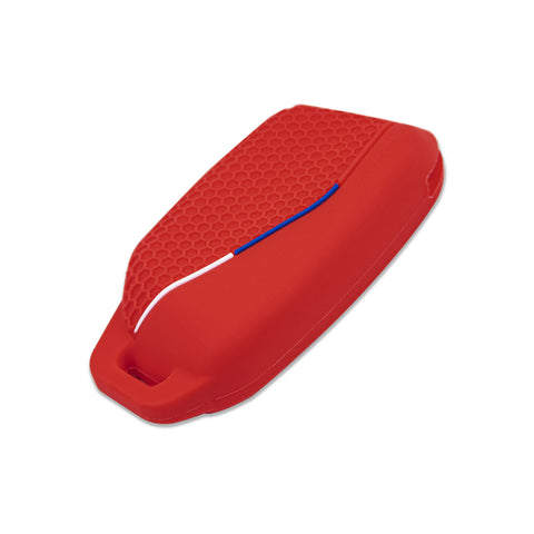 x xotic tech Soft Silicone Key Fob Cover Case Compatible with BMW X7 IX I5 M60 X5 X6 IX I7 5 7 Series 2023 2024 2025 2026, Intelligent Car Side Button Smart Key Protector