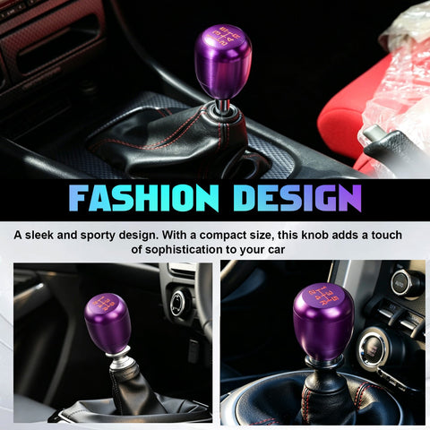 JDM Universal Aluminum 5 Speed Manual Car Gear Stick Shift Knob Shifter Lever