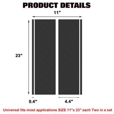 x xotic tech Fender Stripes Hash Marks KK Vinyl Decal Universal for Car Truck Sticker Racing Stripe 11"x23"