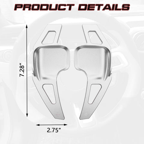 Silver Aluminum Paddle Shifter Extension Kit For BMW 3 4 Series F22 F30 F31 F32