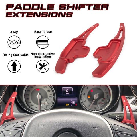 Alloy Paddle Shifter Extension Accessories For Mercedes Benz C E GLA CLA Class