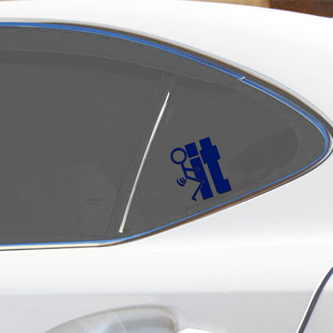 Xotic Tech F*ck-It Funny JDM Sticker Decal Vinyl Graphic for Cars Bumper Window Trucks Vans Walls Laptop 4" x 5"