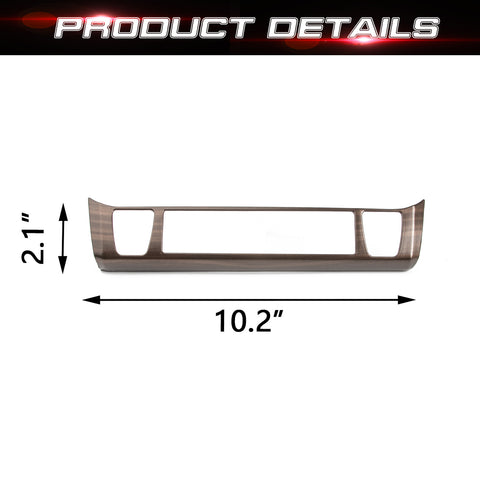 Wood Grain Console Control Function Button Trim For Toyota RAV4 2019-2024