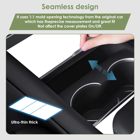 Center Console Wrap Cover Kit For Tesla Model 3 Highland Model Y Juniper 2025+