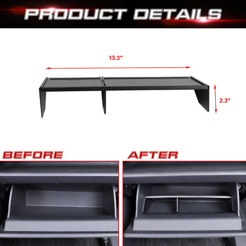 Center Console Glove Box Divider Storage Organizer Tray For Toyota RAV4 2019-25