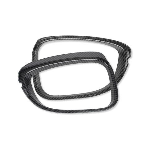 Carbon Fiber Look Side Mirror Door Handle Cover Trim For Honda Accord 18-2022