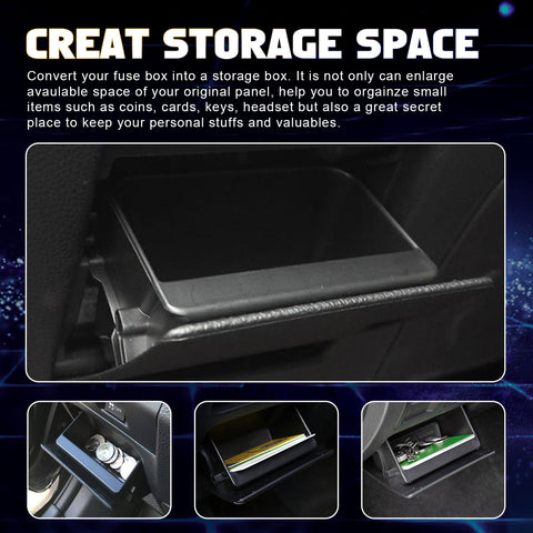 Car Interior Fuse Box Coin Storage Container For Subaru XV Crosstrek Forester