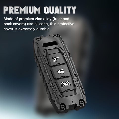 x xotic tech Mech Style Heavy Metal Key Fob Cover Compatible with PCX 150 Hybrid X-ADV SH125 Scoopy Forza 125 300 2016-2018 Super Cup 2020 2021, Zinc Alloy Key Case Protector Shell Keychain