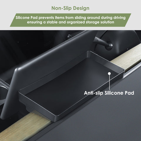 Center Console Organizer Dashboard Hidden Storage Tray Case for Tesla Model 3 Y