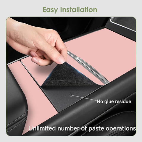 Center Console Wrap Cover Kit For Tesla Model 3 Highland Model Y Juniper 2025+