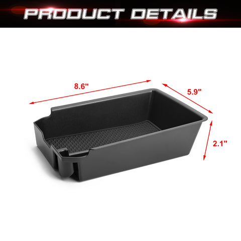 Xotic Tech Center Console Organizer Tray Compatible with BMW X3 G01 2018-2024, X4 G02 2019-2024 Center Armrest Storage Box Insert Secondary Tray Accessories