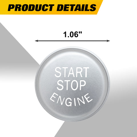 Glossy Red Engine Start Button Cover Trim For BMW 4/5/6/7 Series F01 F02 F10 F11