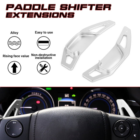 Aluminum Paddle Shifter Extension For Toyota Camry 2012-2017 RAV4 2013-18