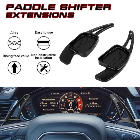 ABS Paddle Shifter Extension For Audi A3 A4 Q7 S3 2017-up S4 TT