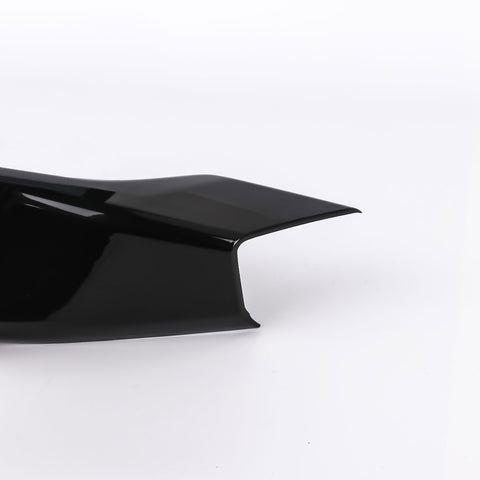 Black ABS Exterior Front Grille Hood Frame Cover Trim For Civic 2016-2021