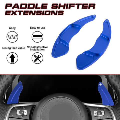 Alloy Paddle Shifter Extension Accessories For Volkswagen Golf7 GTI Polo Jetta