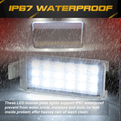 Super Bright LED License Plate Lights Tag Light For Ford Falcon BA BF 2003-2008